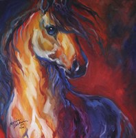 Stallion Red Dawn Fine Art Print