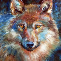 Timber Wolf Abstract Fine Art Print