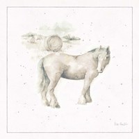 Farm Friends XII Neutral Framed Print