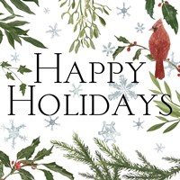 Peace and Joy cardinal III Fine Art Print