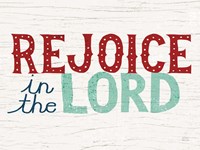 Holiday on Wheels Rejoice in the Lord v2 Fine Art Print