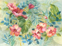 Hibiscus Garden Fine Art Print