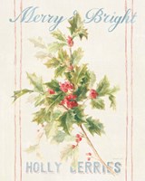 Floursack Holiday I Framed Print