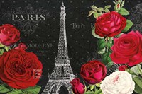 Rouge Paris I Black Fine Art Print