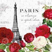 Rouge Paris II Fine Art Print