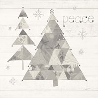 Christmas Patchwork IV Neutral Fine Art Print