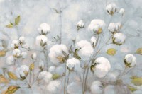 Cotton Field Blue Gray Fine Art Print