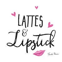 Lattes and Lipstick Fine Art Print