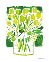 Lemon Green Tulips I Fine Art Print