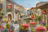 Fiori Caffes Fine Art Print