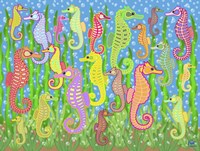 Seahorse Rainbow Dream Fine Art Print