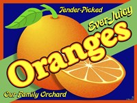 Orange Crate Label Fine Art Print