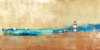 Coast Line and Lighthouse Fine Art Print