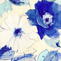 Toile Fleurs I Fine Art Print