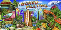 Tropical Board Meeting Fine Art Print