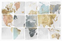 Tiled Map Fine Art Print