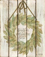 Together Wreath Fine Art Print