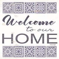 Welcome to Our Home Tile Fine Art Print