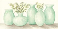 Mint Vases Fine Art Print