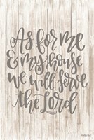 As For Me Fine Art Print