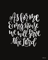 As For Me Fine Art Print