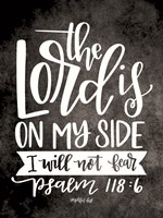 The Lord is On My Side Fine Art Print