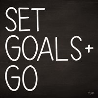 Set Goals Fine Art Print