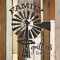 Family Gathers Here Fine Art Print