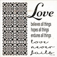 Love Never Fails Fine Art Print