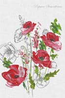 Botanical Poppies Fine Art Print