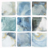 Indigo Squares II Fine Art Print