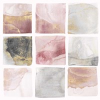 Blush Squares I Fine Art Print