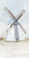 Blue Windmill I Framed Print