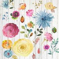 Folk Florals Fine Art Print