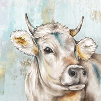 Headstrong Cow I Fine Art Print