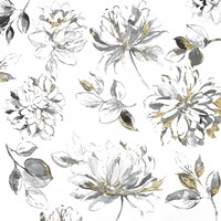 Flora Outlines Fine Art Print