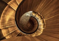 Wooden Staircase Fine Art Print