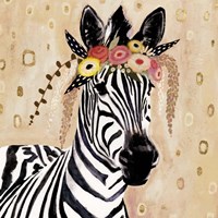 Klimt Zebra I Fine Art Print
