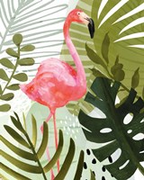 Flamingo Forest II Fine Art Print