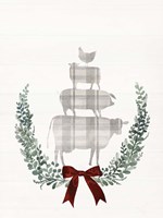 Yuletide Animals I Fine Art Print