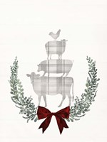 Yuletide Animals II Fine Art Print