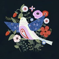 Folk Garden II Fine Art Print