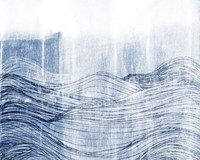 Indigo Waves II Fine Art Print