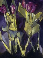Violet Spring Flowers I Fine Art Print