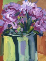 Violet Spring Flowers IV Fine Art Print