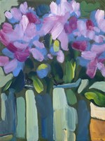 Violet Spring Flowers V Fine Art Print