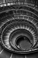 Rome Staircase Black/White Fine Art Print