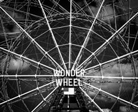 Wonder wheel  New York Black/White Fine Art Print