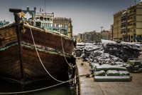 Dubai Old Boat Fine Art Print