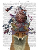 Fox Birdkeeper with Artichoke Fine Art Print